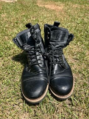 J75 by Jump Men's Garret Black  Toe Military Combat Work Boots  10